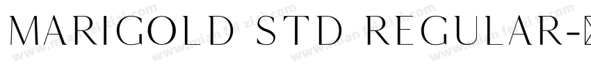 Marigold Std Regular字体转换